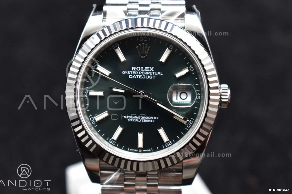 405 Dial 41 GoodFit Edition Steel Best 1:1 Clean 904L Green on Stick 126334 Jubilee Bracelet VR DateJust 1219